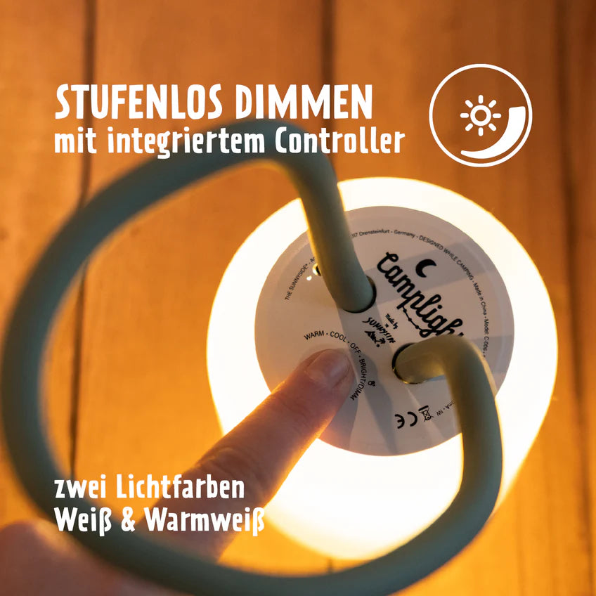 Campinglaterne aus Silikon
