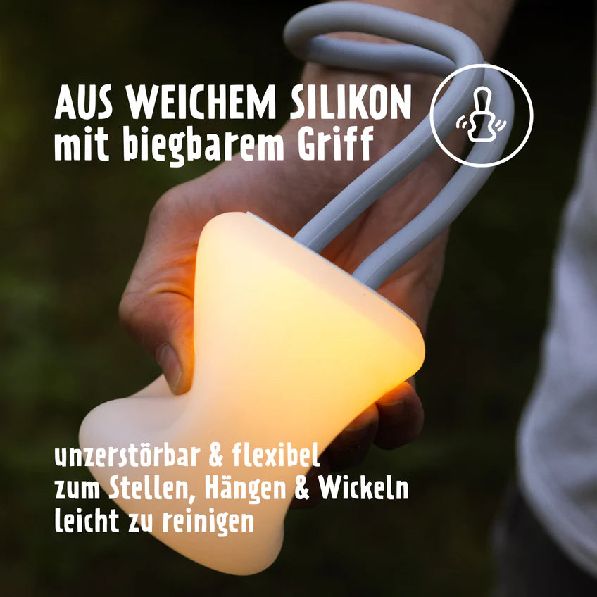 Campinglaterne aus Silikon