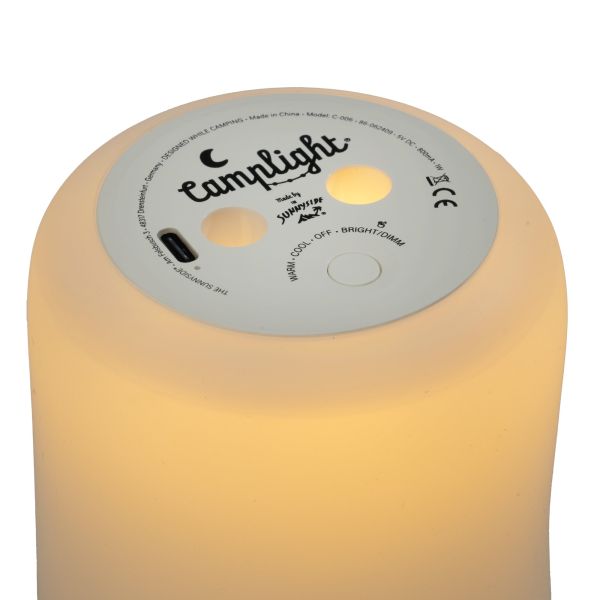 Campinglaterne aus Silikon